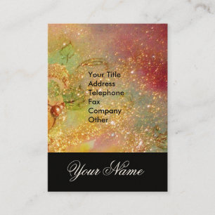 CARTE DE VISITE JARDIN DES OMBRES PERDUES -MONOGRAMME DE POUSSIÈRE