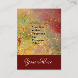 CARTE DE VISITE JARDIN DES OMBRES PERDUES -MONOGRAMME DE POUSSIÈRE