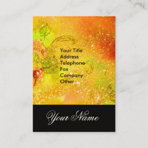 CARTE DE VISITE JARDIN DES OMBRES PERDUES -MONOGRAMME DE POUSSIÈRE