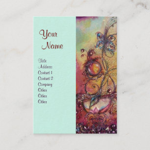 CARTE DE VISITE JARDIN DES OMBRES PERDUES - PLANTE BUTTERFLY