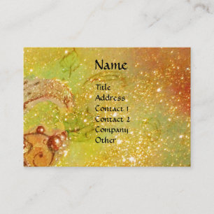 CARTE DE VISITE JARDIN DES OMBRES PERDUES - SERPENTS ET IGUANES