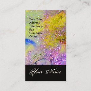 CARTE DE VISITE JARDIN DES OMBRES PERDUES STAR DUST MONOGRAM 1