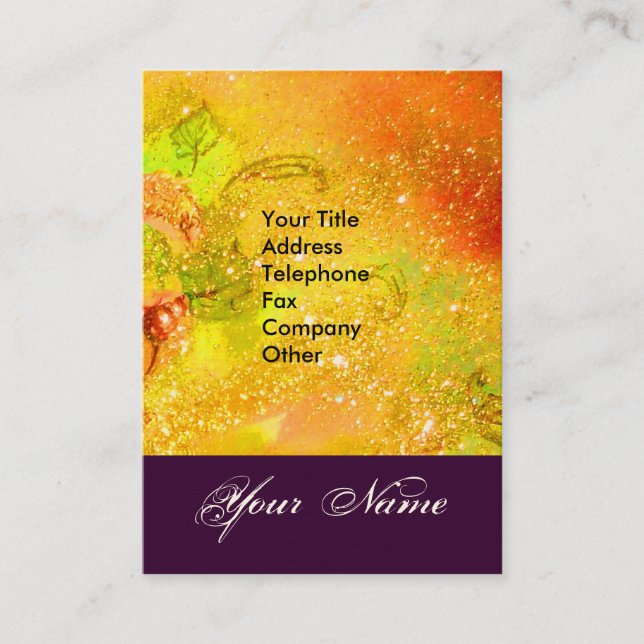 CARTE DE VISITE JARDIN DES OMBRES PERDUES STAR DUST MONOGRAM 1 (Devant)