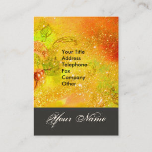 CARTE DE VISITE JARDIN DES OMBRES PERDUES STAR DUST MONOGRAM 1