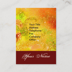 CARTE DE VISITE JARDIN DES OMBRES PERDUES STAR DUST MONOGRAM 1