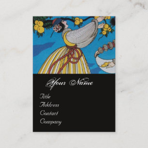 CARTE DE VISITE JARDIN D'ÉTÉ / BEAUTÉ MODE  CONCEPTEUR DE COSTUMES
