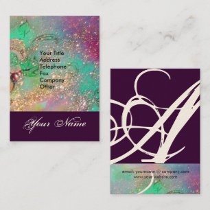 CARTE DE VISITE JARDIN DU MONOGRAMME PERDU 1 D'OMBRES