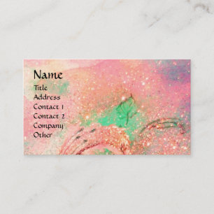 CARTE DE VISITE JARDIN DU MONOGRAMME PERDU DE PAPILLON D'OMBRES