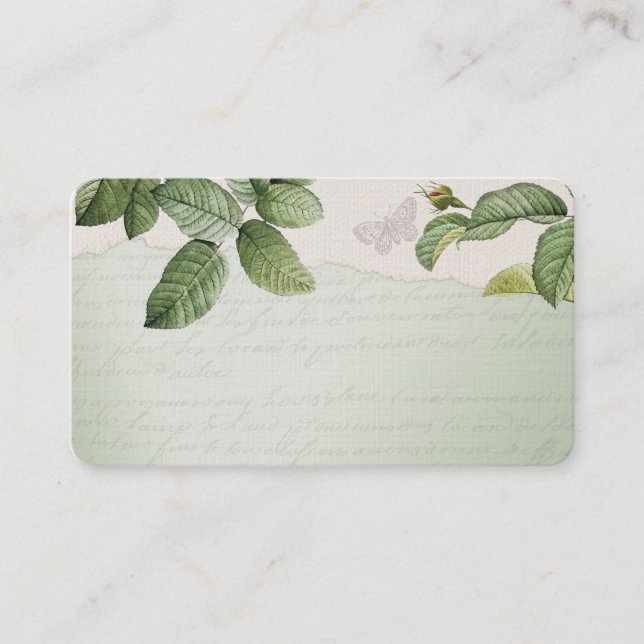 Carte de visite Jardin et Éphémère (Devant)
