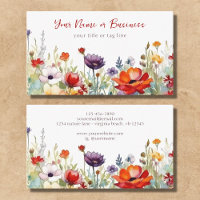 Jardin floral coloré Fleur sauvage