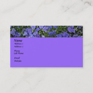 Carte De Visite Jardin pourpre