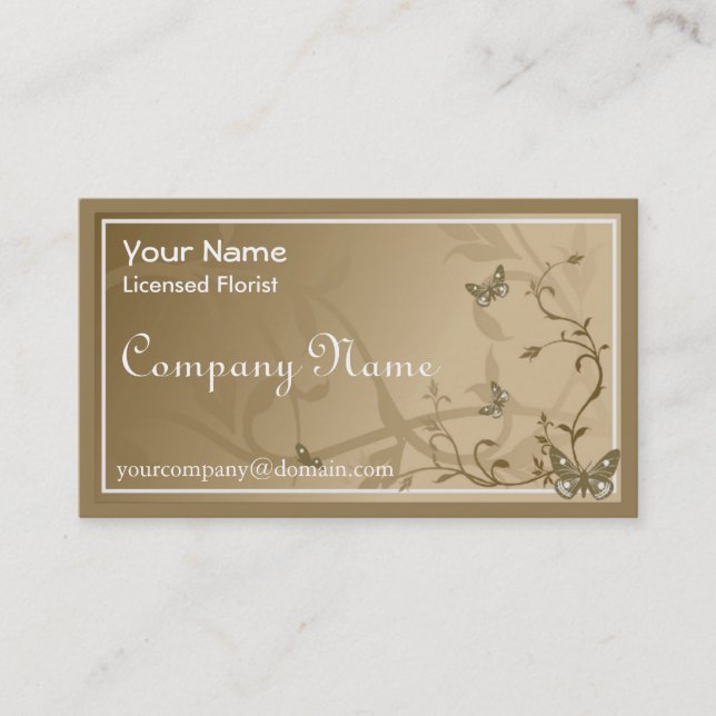 Carte De Visite Jardin secret (Devant)