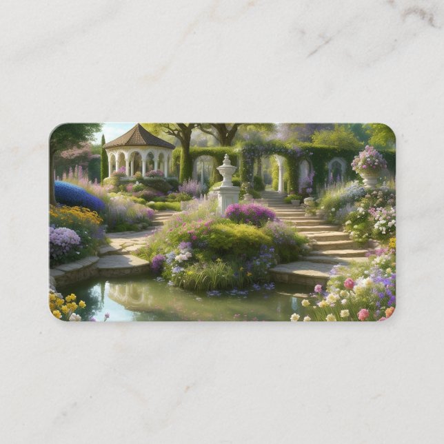 Carte De Visite Jardin secret de notre esprit Signet (Devant)