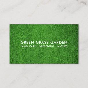 Carte De Visite Jardinage Pelouse Gazon Terrain De Football