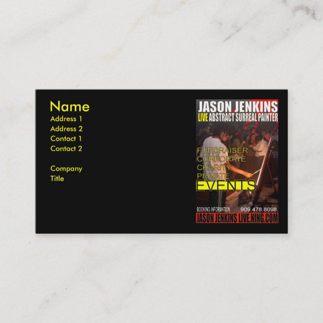 CARTE DE VISITE JASON JENKINS EN DIRECT (Devant)