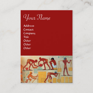 Carte De Visite Jaune-orange rouge de CONSTRUCTION ARCHITECTURALE