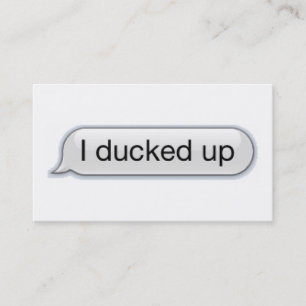 Carte De Visite je me suis penché pour des affaires