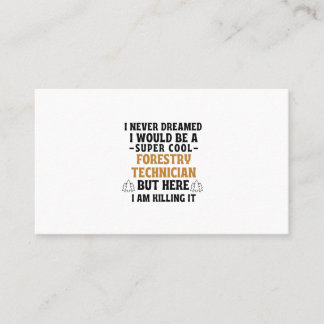 Carte De Visite Je n'ai jamais rêvé que je serais un super cool fo