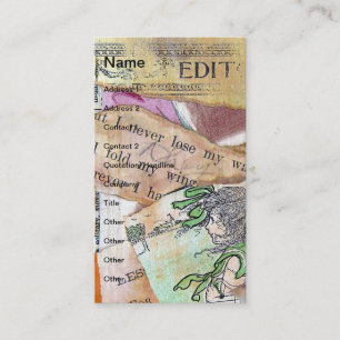 Carte De Visite Je ne perdrai jamais mon chemin