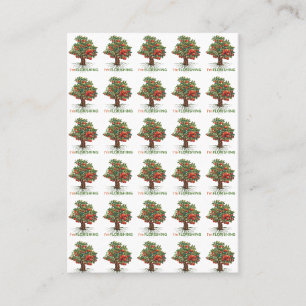 Carte De Visite Je suis florissant – Arbre inspirant à racines pro