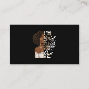 Carte De Visite Je suis Rue Alors Regardez Les Deux Voies, Avant D