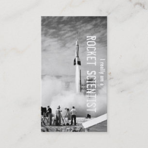 Carte De Visite Je suis vraiment un scientifique de Rocket