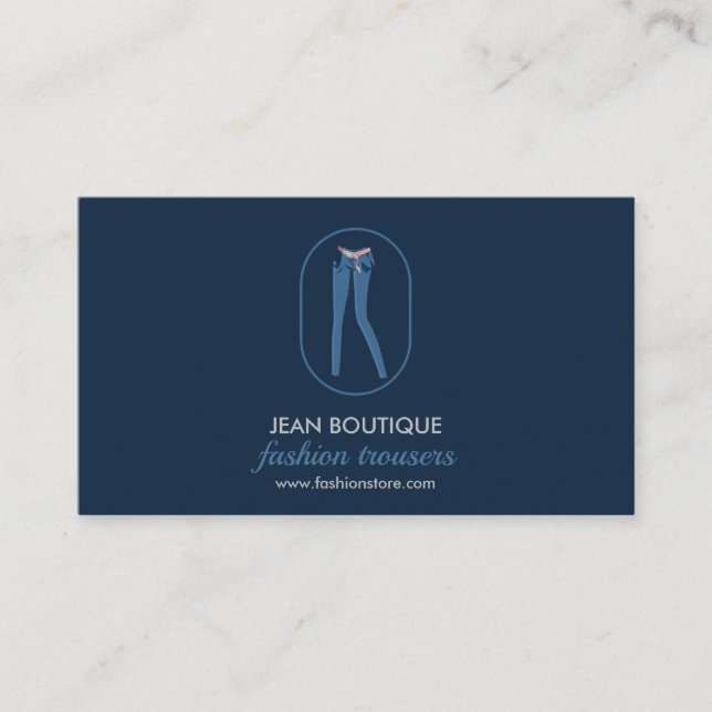 Carte De Visite Jean Legging de pantalon (Devant)