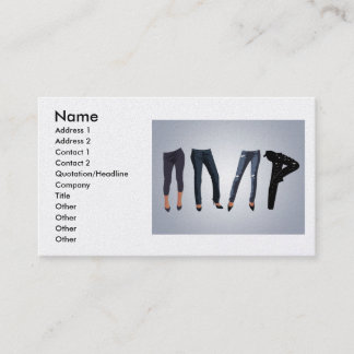 Carte De Visite jean-pants-vecteur-10031601-large, Nom, Adresse...