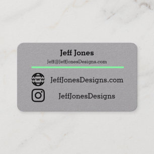 Carte De Visite Jeff carde nouveau