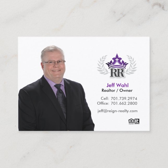 Carte De Visite Jeff Wahl (Dos)