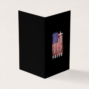 Carte De Visite Jésus amour   Foi chrétienne patriotique Jésus USA