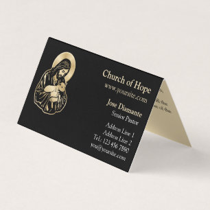 Carte De Visite Jésus Berger Attentionné