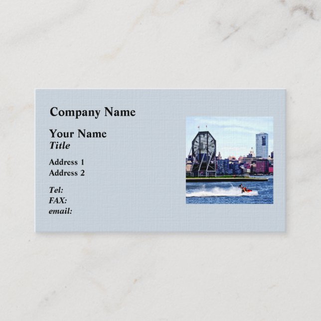 Carte De Visite Jet sking by Colgate (Devant)