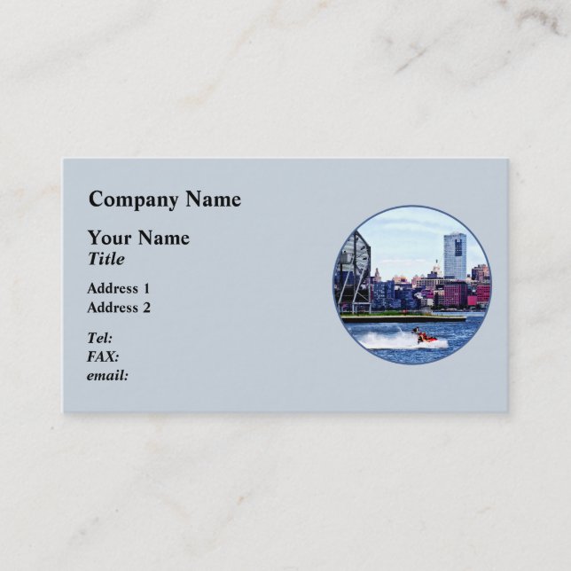 Carte De Visite Jet sking by Colgate (Devant)