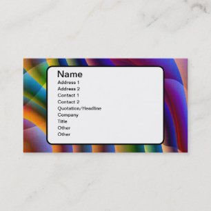 Carte De Visite Jeu avec des couleurs