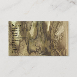 Carte De Visite Jeu avec les aquarelles 2 par chasse à Colton