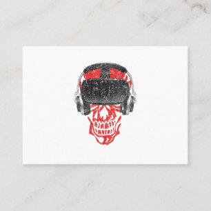 Carte De Visite Jeu vidéo du casque Vr Gamer - Réalité virtuelle