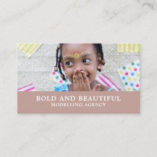 Carte De Visite Jeune modèle, agence de modélisation, agent modèle