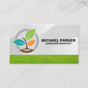 Carte De Visite Jeune plante Jardinier Paysagiste