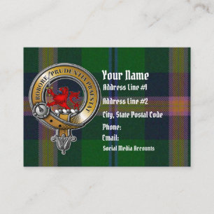 Carte De Visite Jeune Tartan & Badge