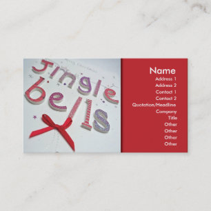 Carte de visite Jingle Bells