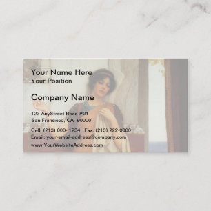 Carte De Visite John Godward- un point à temps (pensées oisives)