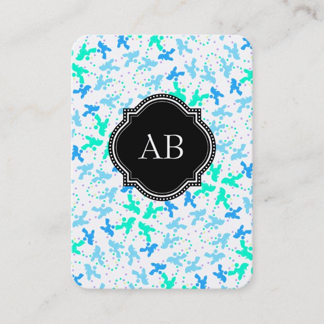 Carte De Visite Joie de Caniche (Devant)