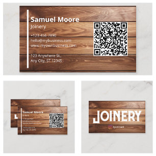 Carte De Visite Joinery Carpenters