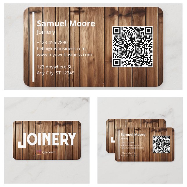 Carte De Visite Joinery Design Modèle (Joinery Templates Design Business Card
)