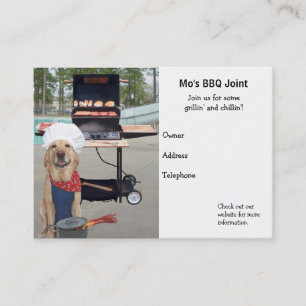 Carte De Visite Joint de BBQ