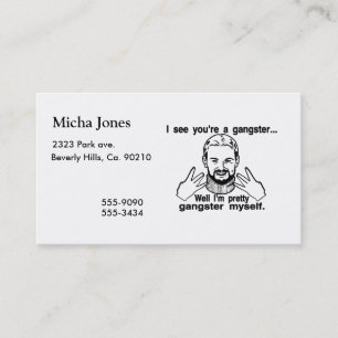 Carte De Visite Joli bandit moi-même