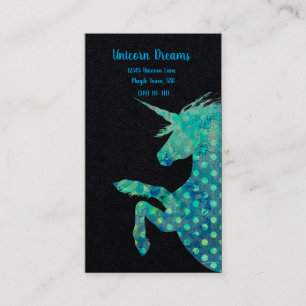 Carte De Visite Joli Boho Unicorn