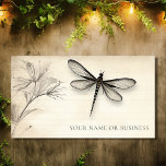 Carte De Visite Joli Dragonfly Sketch Journal Vintage<br><div class="desc">Voici notre Jolie Dragonfly Sketch Vintage Journal Carte de visite, un charmant mélange de nostalgie et de sophistication. Avec son design d'inspiration vintage et son croquis délicat de libellules, cette carte dégage une élégance intemporelle et un charme fantaisiste. Conçu avec soin et imprimé sur un carton de haute qualité, notre...</div>