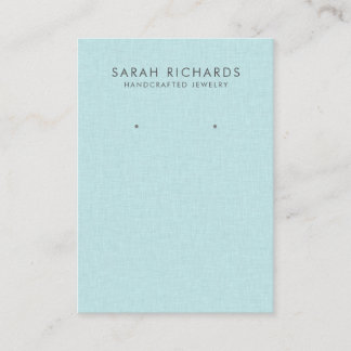 Carte De Visite Joli étendoir Aqua Turquoise Blue Jewelry